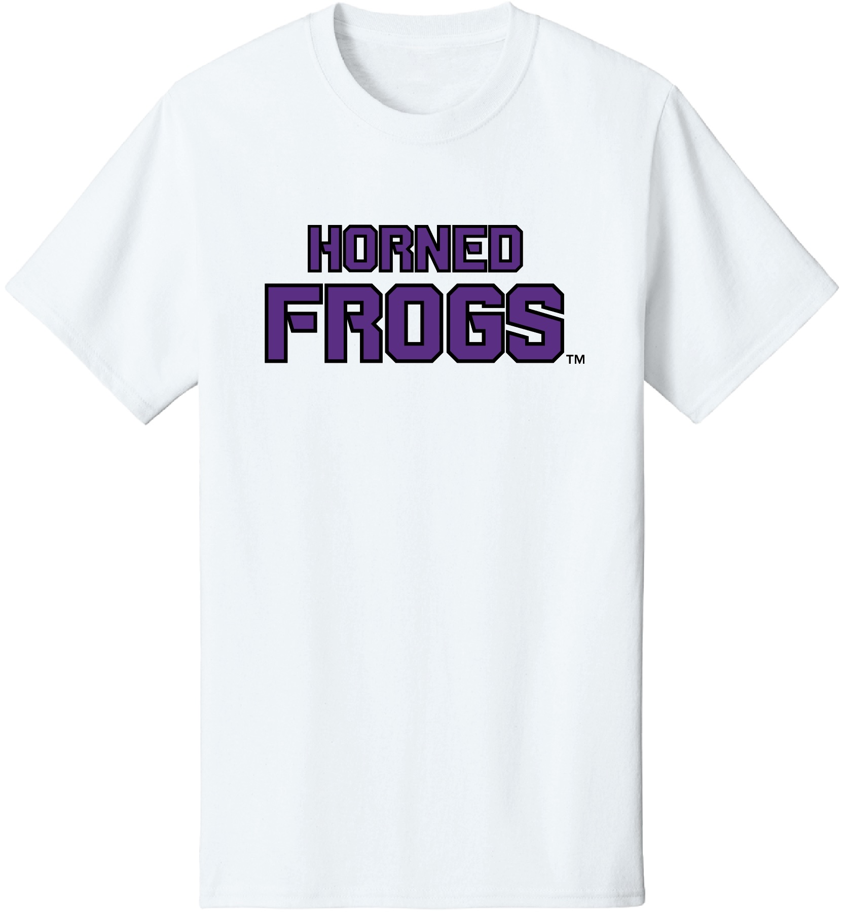 TCU Horned Frogs Block Text T-Shirt