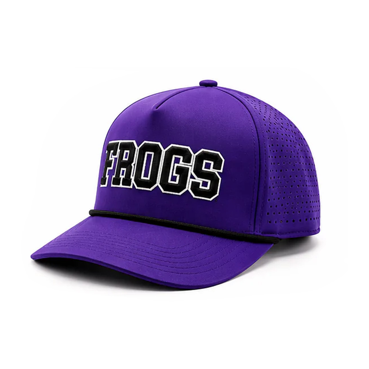 Purple Frog Block Trucker Hat