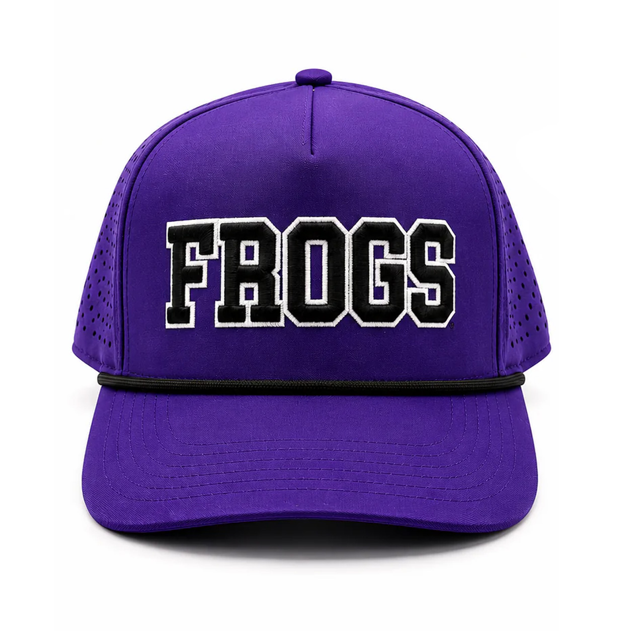 Purple Frog Block Trucker Hat